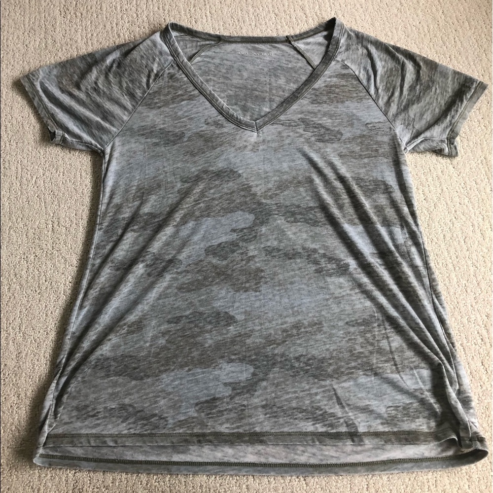 american eagle camo top